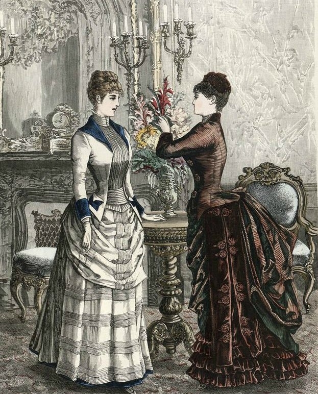 Мода 1884 года на иллюстрациях шведского журнала Freja. Мода 1884 года на иллюстрациях шведского журнала Freja.