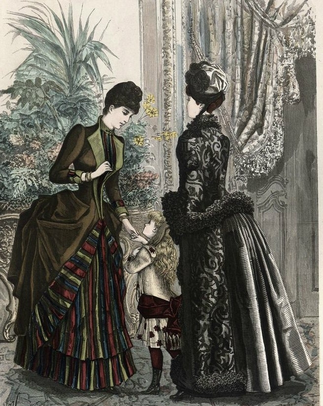 Мода 1884 года на иллюстрациях шведского журнала Freja. Мода 1884 года на иллюстрациях шведского журнала Freja.