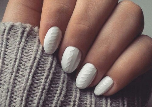 Вязаный маникюр - зимний тренд в nail-дизайне Вязаный маникюр - зимний тренд в nail-дизайне