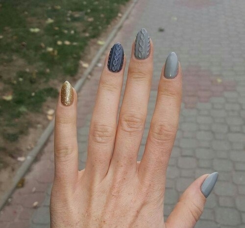 Вязаный маникюр - зимний тренд в nail-дизайне Вязаный маникюр - зимний тренд в nail-дизайне
