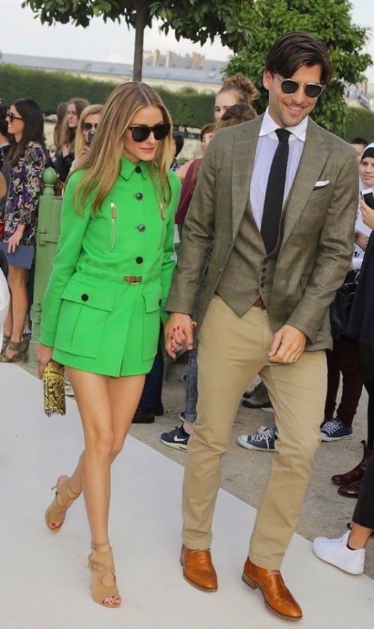 Olivia Palermo and Johannes Huebl