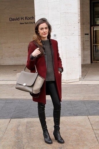 Пальто в шикарном цвете марсала Пальто в шикарном цвете марсала