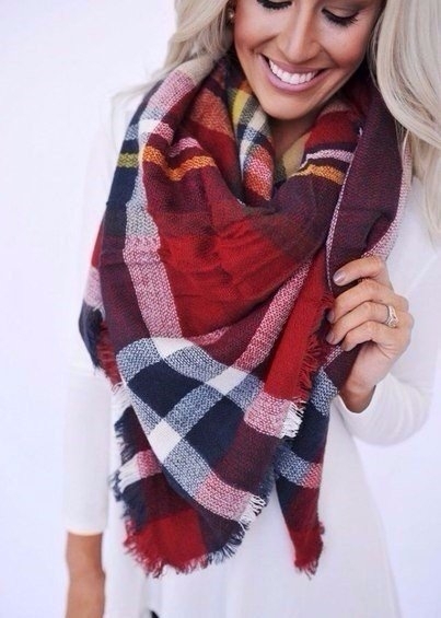 Стильные шарфы для холодной погоды. И тепло, и красиво.