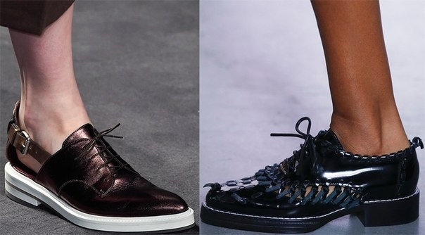 Какие модели туфель были представлены в новых коллекциях весна-лето 2016? Прежде всего, следует отме