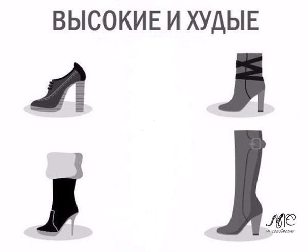 Какую обувь выбрать, учитывая телосложение и тип фигуры, чтобы ваш силуэт и пропорции выглядели макс Какую обувь выбрать, учитывая телосложение и тип фигуры, чтобы ваш силуэт и пропорции выглядели макс