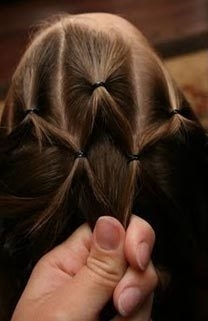 Прическа сеточка Прическа сеточка