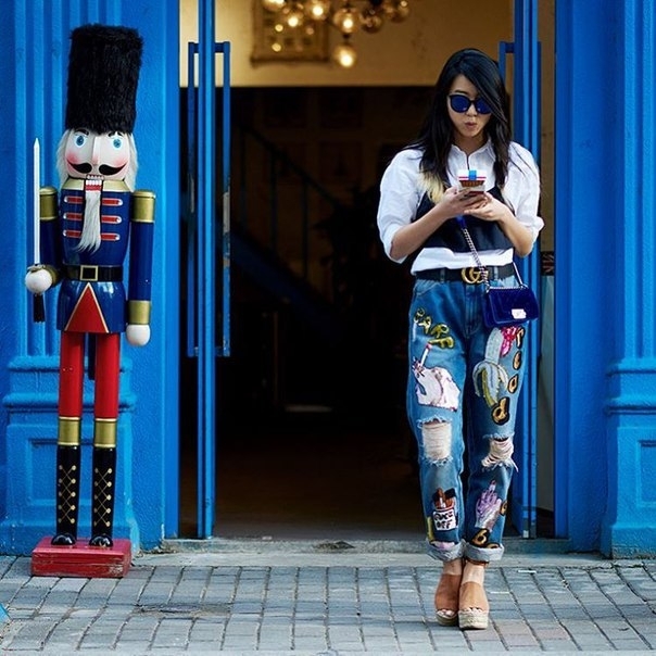 Образы гостей недели моды в Шанхае. 