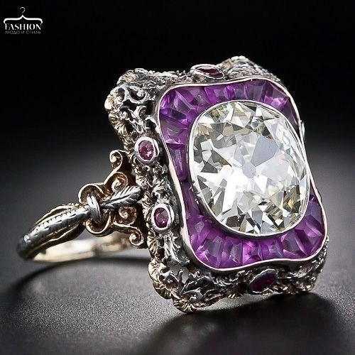 Кольца с аметистами 1930-х годов Кольца с аметистами 1930-х годов