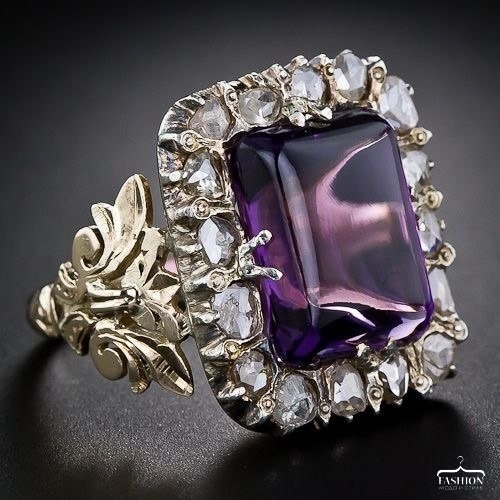 Кольца с аметистами 1930-х годов Кольца с аметистами 1930-х годов