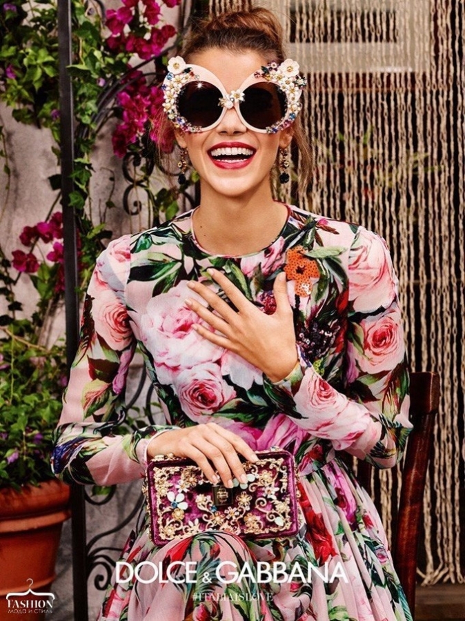 Рекламная кампания очков Dolce & Gabbana
