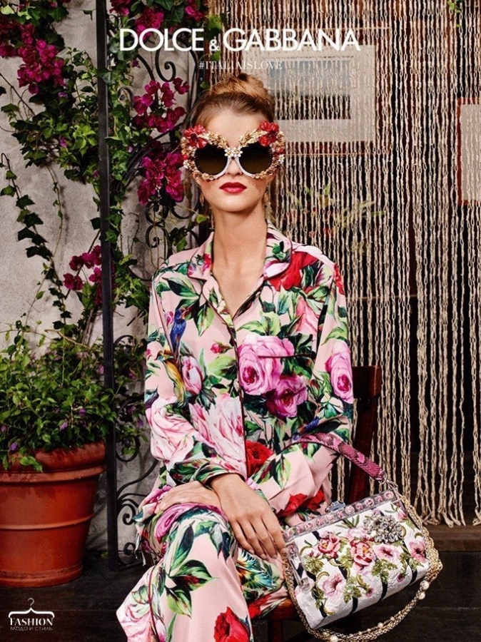 Рекламная кампания очков Dolce & Gabbana