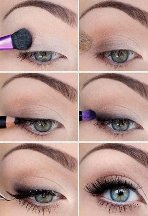 Самые красивые уроки дневного макияжа для обладательниц светлых глаз