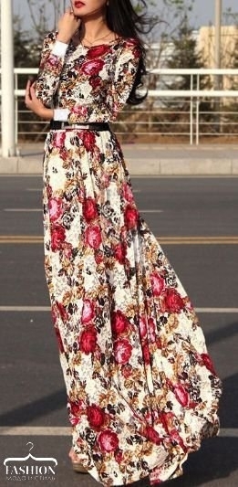 Шикарные платья с цветочным принтом