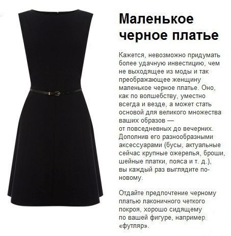 Такое базовый набор должен быть в гардеробе каждой женщины