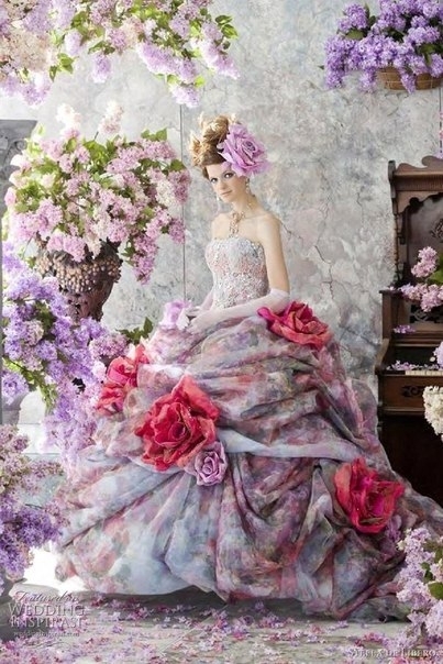 Stella de Libero Color Wedding Dresses.